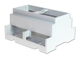 CAMDENBOSS CNMB/6/2 Non Metallic Enclosure, IP20, DIN Rail, DIN Rail, 90 mm, 106 mm, 58 mm, PC (Polycarbonate), Grey
