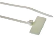Thomas & Betts White Nylon Non-Releasable Cable Tie, 101.6mm x 2.3 mm, Ty-Rap