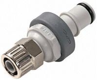 Straight Coupling Insert - Valved, PP