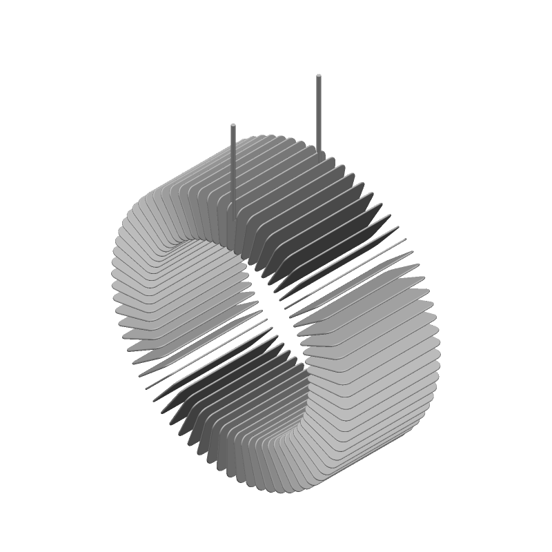 Radial Toroid Inductor 1.1mH 2.5A 0.33R 15% 1kHz