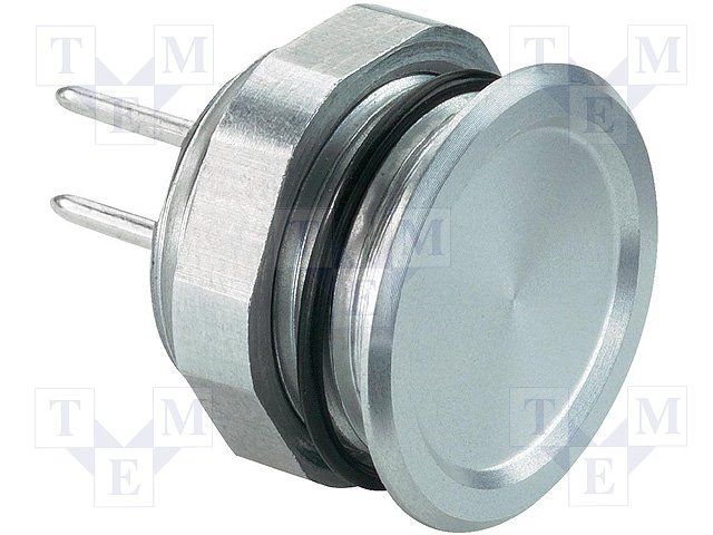 Piezo Pushbutton Switch SPST 0.1A 42V AC/DC Panel Mount