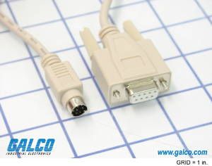 Eaton Cutler-Hammer (ELC-CBPCELC3) ELC Cable, PC or ELC-GP to ELC Controller, 9.8 ft (3m)