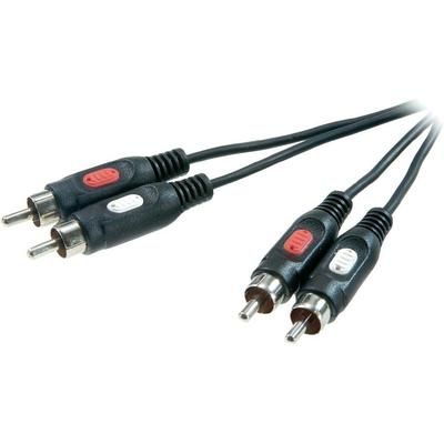 SpeaKa Professional RCA plug (phono) to RCA plug (phono) Audio Extension Cable