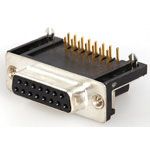 Connector D-subminiature Female 15 Position 2.77mm Solder Ri