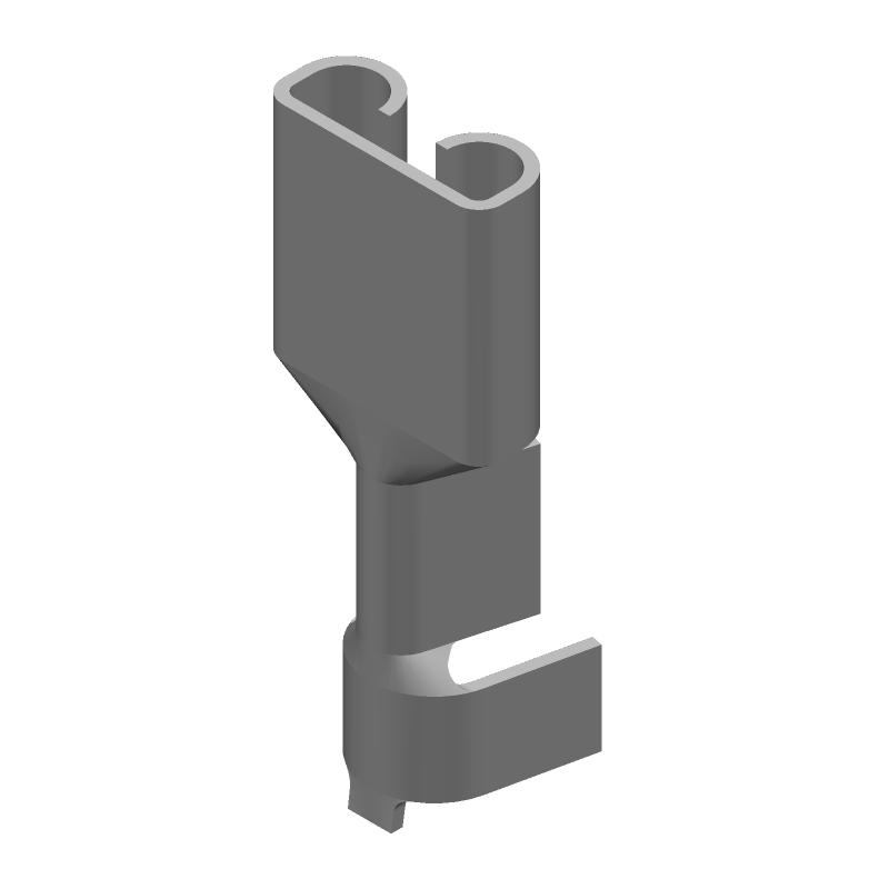 Quick Disconnect Terminal, Female, 5-17AWG, 6.35mm Tab, Tin Plated Bronze