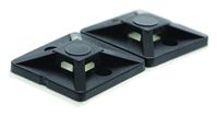 HellermannTyton Self Adhesive Cable Tie Mount, 4.1mm Max. Cable Tie Width 19 mm