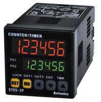 AUTONICS         CT6S-I             DIGITAL COUNTER/TIMER, 6-DIGIT, 100VAC T