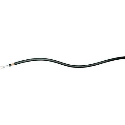 Audio cable Li-02YSDY 1 x 2 x 0.22 mm² Black DRAKA