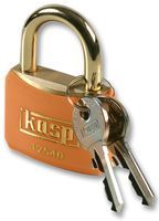 KASP SECURITY         K12440ORAA1             40mm Keyed Alike Brass Padlock with a Orange Plastic Coating and Double Bolted Locking Mechanism