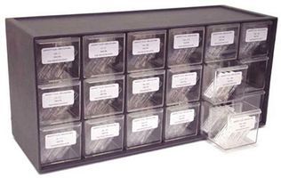 RESISTOR KIT, THICK FILM CHIP; Kit Contents:100-Pcs of Each 482 Values 10ohm to 1Mohm 0603 Size Thick Film Resistors; Product Range:-; Range of Resistor Values:10ohm to 1Mohm ;RoHS Compliant: Yes