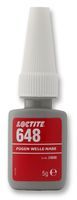 LOCTITE   195912   Adhesive, Retaining, Cyanoacrylate, Bottle, Green, 5 ml, LOCTITE 648