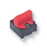 ERG COMPONENTS   ERG16-422/2   Rotary Switch, Non Illuminated, 22.5 , 125 mA, 125 mA, 30 V