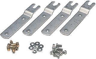 MOUNTING BRACKET, STEEL, APO SERIES ENCLOSURES; For Use With:APO Series Enclosures; Enclosure Material:Stainless Steel; External Height - Imperial:4.13; External Height - Metric:104.9mm; External Width - Imperial:0.79 ;RoHS Compliant: Yes