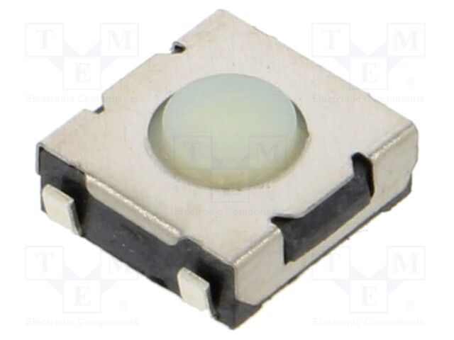 Tactile Switch SPST, 50mA 12VDC, SMD J-Lead, Non-Illuminated