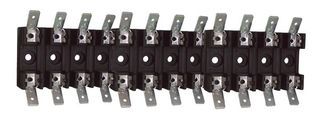 BUSSMANN BY EATON BK/S-8201-2-R FUSE BLOCK, 6.3 X 32MM, BOLT IN MOUNT