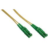 FO cable 9/125um E2000 APC/E2000 APC 2.00 m yellow, E2AE2A09DYE2, FibreFab
