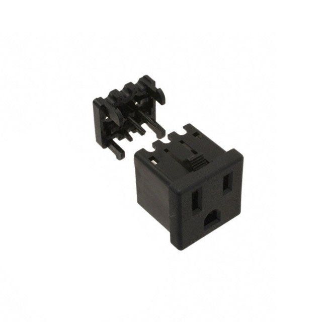 15A 125V AC Mains Power Connector, 3 Pos, Female, IDC