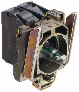 Red Light Block With Body/Fixing Collar With Integral Led 230 to 240V 1Nc