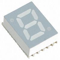 Blue 7-Segment LED Display, 1-Char, SMD, 7mm, 20mA