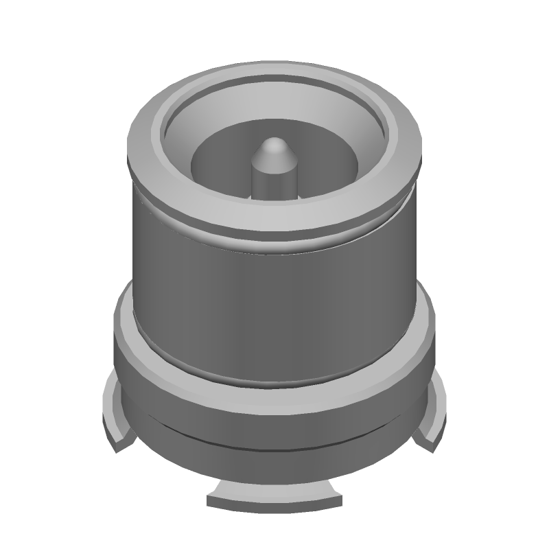 RF Coaxial Connector, 6GHz, 50R, Straight, SMT, Gold