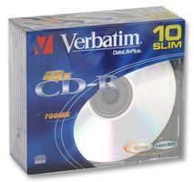 CD-R, 80MIN, 48X, JEWEL, 10