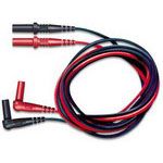POMONA         5907A             Test Lead Set, 4mm Banana Plug, Shrouded, 4mm Right Angle Banana Plug, Shrouded, 1 kV, 10 A