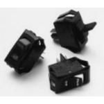 Switch Rocker OFF None ON SPST Quick Connect Curved Rocker 16A 250VAC 100000Cycles Bulk