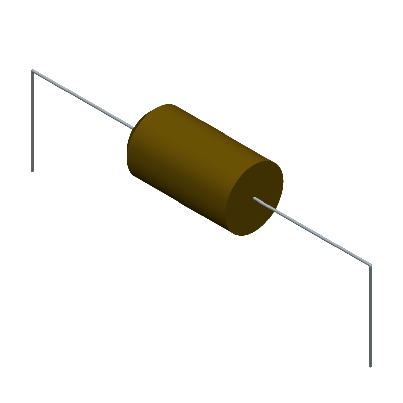 4.7mF 40V Axial Al Electrolytic Capacitor, 72mR ESR