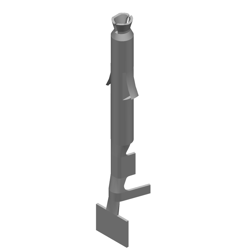 Female Socket, 7A, 600V, Tin Plated Bronze, Crimp, 22-26AWG