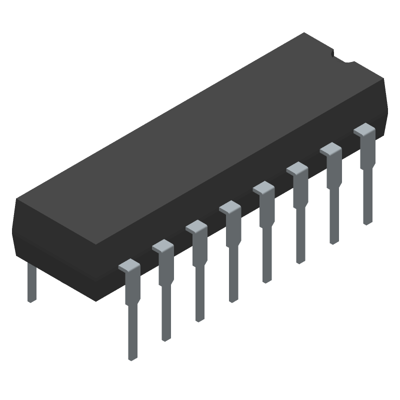 IC SERIAL INPUT LOADING, 16-BIT DAC, PDIP16, PLASTIC, DIP-16, Digital to Analog Converter