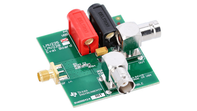 TEXAS INSTRUMENTS LMV225SDEVAL EVALUATION BOARD, LMV225 RF POWER DETECTOR
