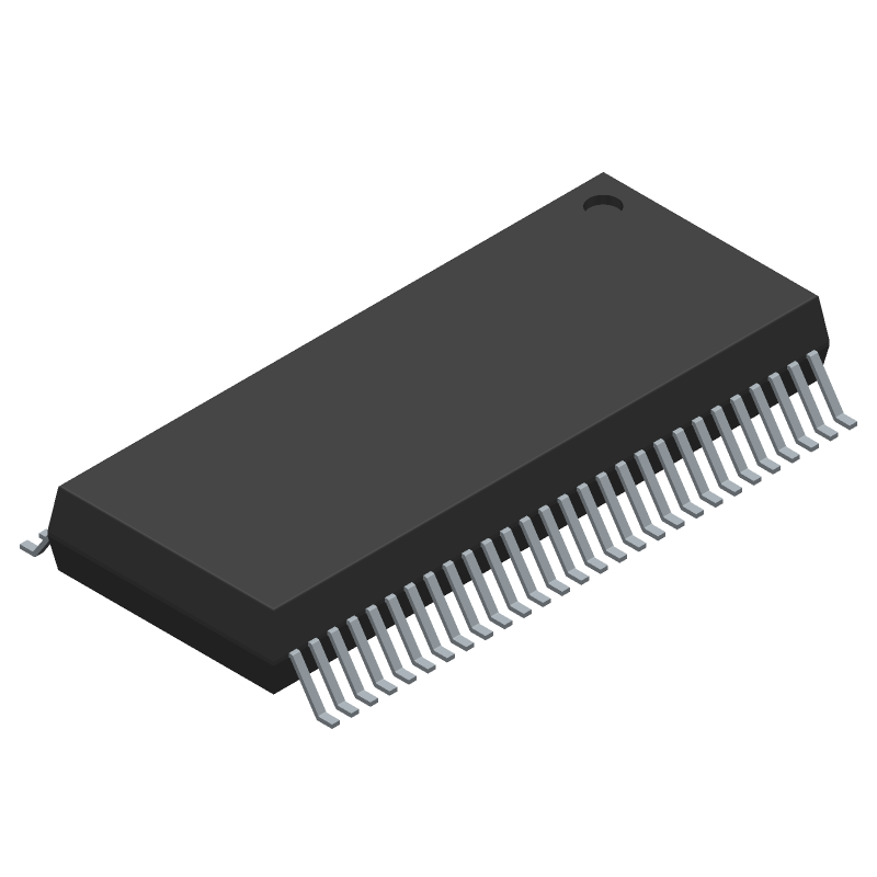 56-Pin 8-Bit Registered Bus Transceiver, 5V, Industrial