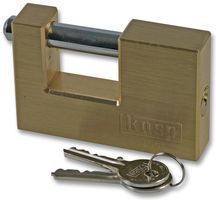 KASP SECURITY         K17090D            LOCK, BRASS SHUTTER, 90MM