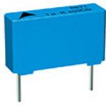 CAPACITOR, METALLIZED FILM, POLYESTER, 63V, 0.22uF, THROUGH HOLE MOUNT, RADIAL LEADED, LEAD FREE
