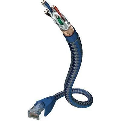 Inakustik network cable (RJ45) CAT 6 Silver-blue