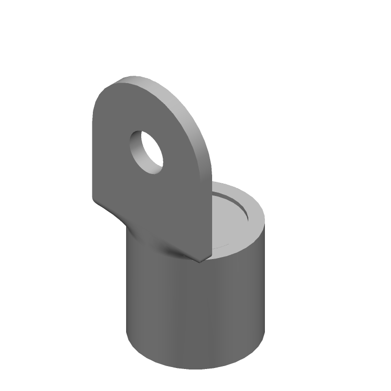 Red Copper Terminal, 300-350MCM, Tin Plated