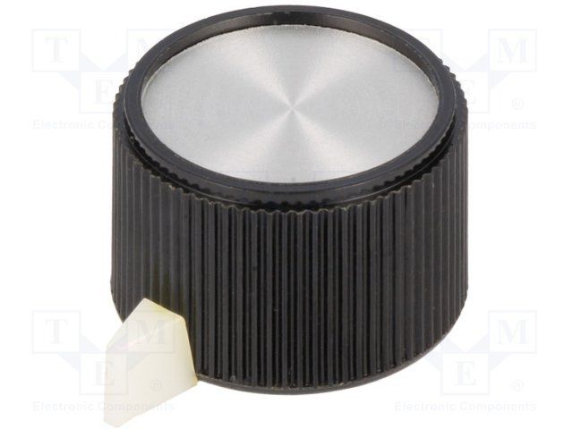 OKW 23.9mm Potentiometer Knob, 6mm Shaft
