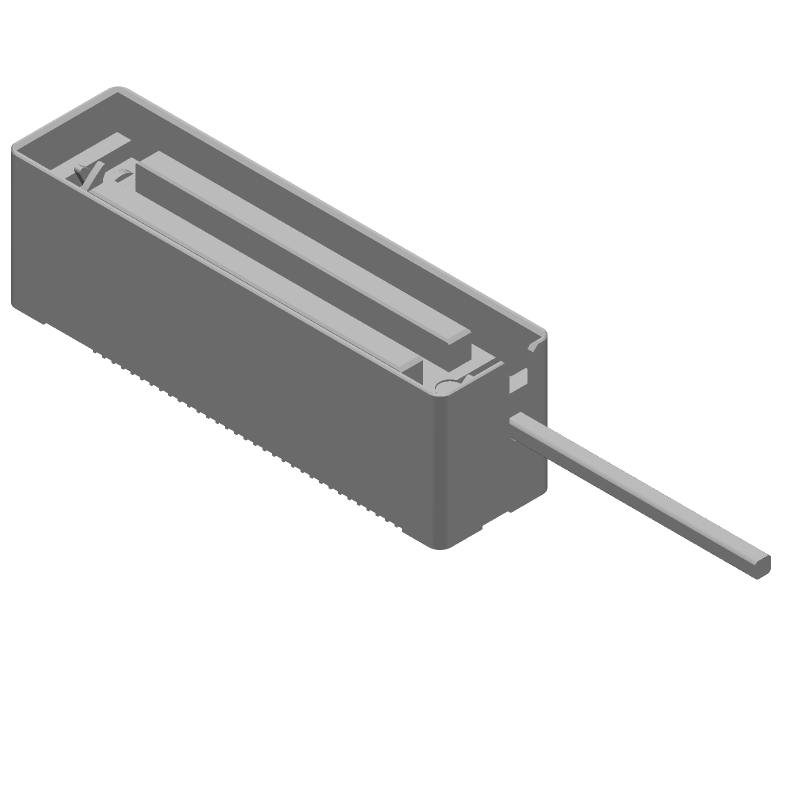260P Wire-to-Board Connector, 500mA, Gold, Through Hole, 0.031" Pitch