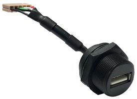 Cable Assembly 50m 24AWG USB Type A to Wire to Board 4 to 5 POS F-F
