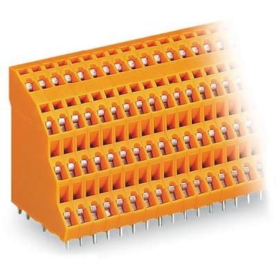 4-tier terminal 2.50 mm² Number of pins 8 WAGO Or