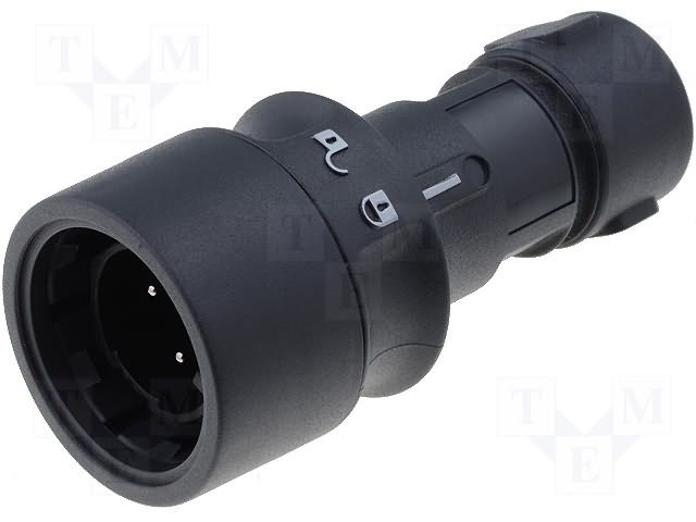 BULGIN         PXP6010/03P/ST/0507             Circular Connector, Buccaneer 6000 Series, Cable Mount Plug, 3 Contacts, Screw Pin