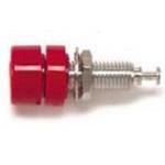 Female Turret Connector, 15A, 2.5kV, Brass/PC, Black