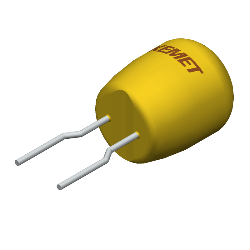 35V 22uF Tantalum Capacitor, Radial, Through Hole, 10% Tol