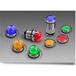 Red LED Emitter, 12V, 95mA, Panel Mount, IP66