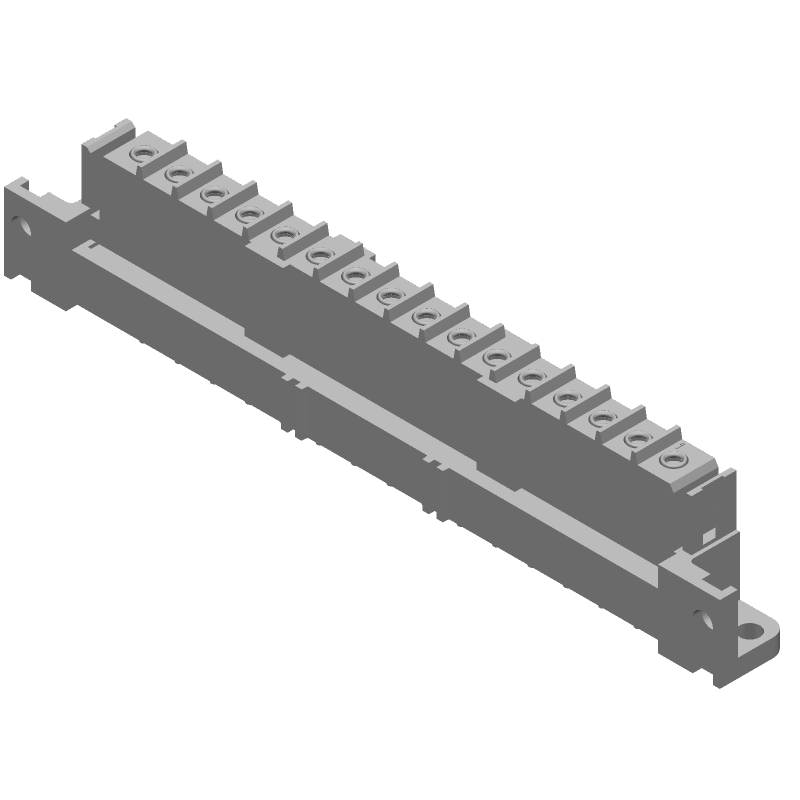 16 Pos Female Socket Connector, Wire-to-Board, 7.5A, Gold