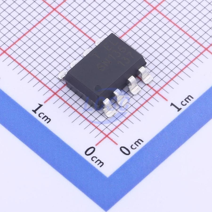 Logic IC Output Optocoupler, 1-Element, 5000V Isolation, 1MBps, ROHS COMPLIANT, SURFACE MOUNT, DIP-8