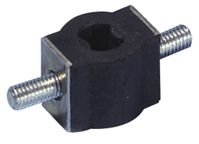 Paulstra 55500502 Stud Mount M4 3kg Male to Male Rubber