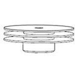 Heat Sink Passive BGA Radial Clip Aluminum 13.4°C/W Black Anodized