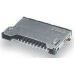 Conn Mini SD Card M 10 POS Solder RA SMD 0.5A
