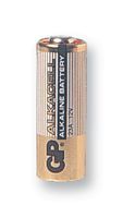GP BATTERIES         GP11A             Battery, Alkaline, 33 mAh, 6 V, 11A, Raised Positive and Flat Negative, 10.12 mm
